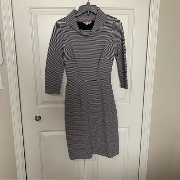 Boden women’s stripe dress; 4L; worn but in excellent condition; comfortable - Picture 2 of 5